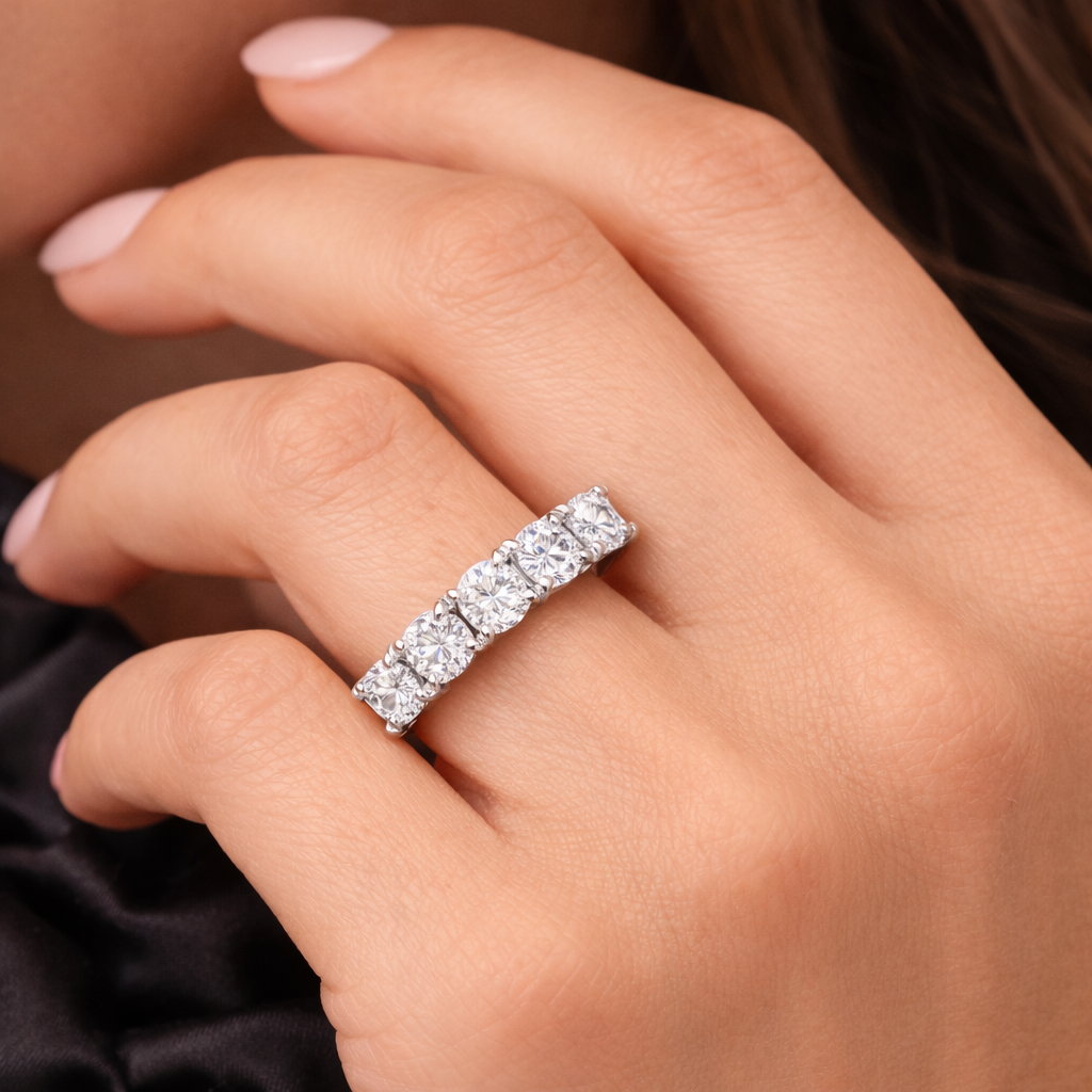 1.21ctw Diamond Band Ring 14K White Gold